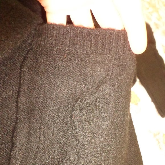 NWT ORIGINAL USA Open Long Sleeve Cardigan w/Swirly Design S/M Black - Picture 8 of 13